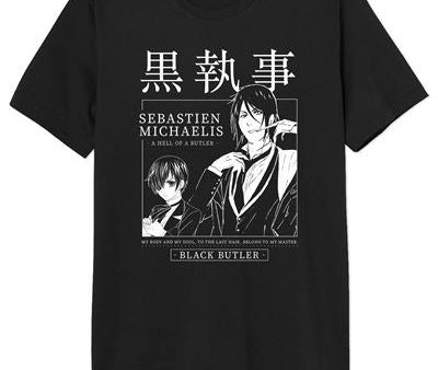 T-Shirt Black Butler - Preto Tamanho L - Cotton Division Cheap