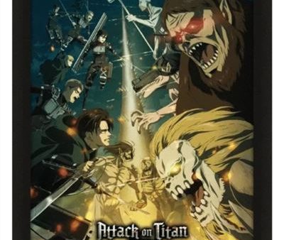 Póster 3D Attack On Titan Season 4 - Pyramid International Online