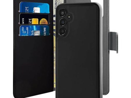 Capa Destacável Wallet em Ecopele Puro para Samsung Galaxy A54 - Preta For Discount