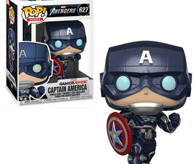 Funko Pop! Marvel Avengers Gamerverse: Captain America - 627 Hot on Sale