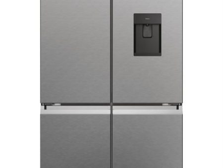 Frigorífico Americano Haier HCR5919EHMP | 190x90,8x64,8 cm | 351 L | E | Platina, Inox Online Sale