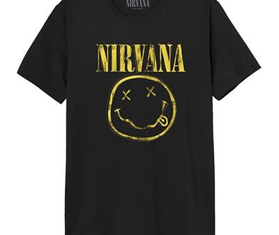 T-Shirt Nirvana Logo - Preto - Tamanho M - Cotton Division Online Hot Sale