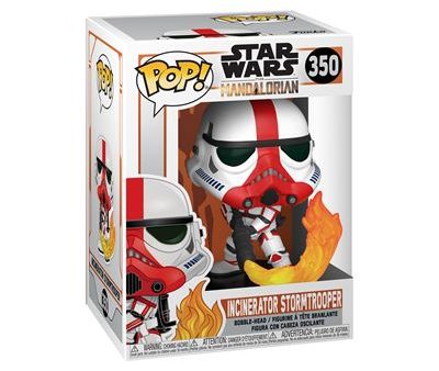 Funko Pop! Figura de Vinyl com Cabeça Oscilante Star Wars The Mandalorion: Incinerator Stormtrooper - 350 on Sale