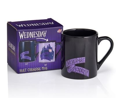 Caneca Muda de Cor  Wednesday: Nevermore Academy - Wow Fashion