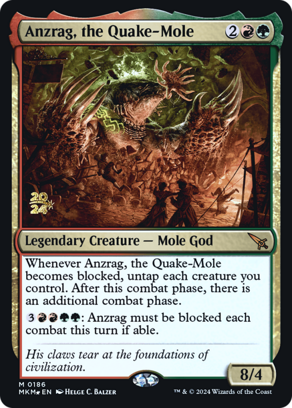 Anzrag, the Quake-Mole [Murders at Karlov Manor Prerelease Promos] Cheap