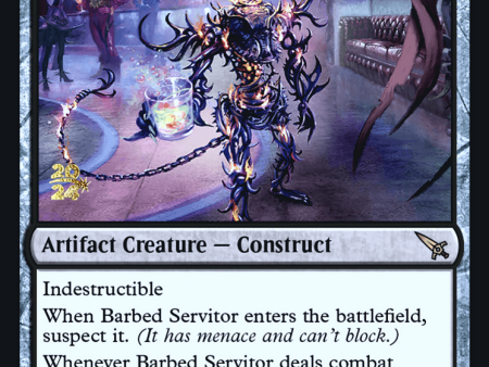 Barbed Servitor [Murders at Karlov Manor Prerelease Promos] Cheap