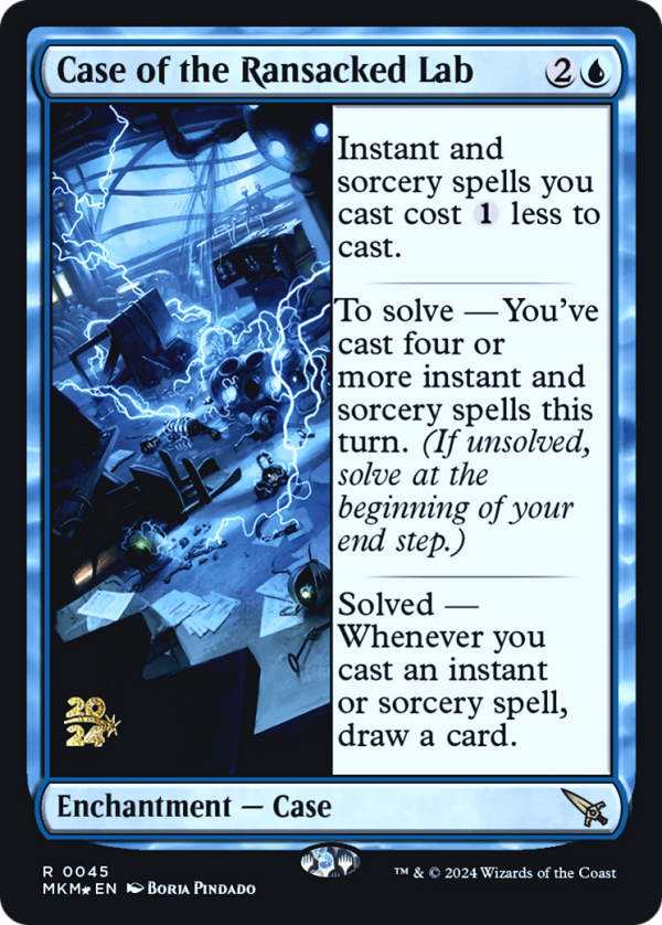 Case of the Ransacked Lab [Murders at Karlov Manor Prerelease Promos] Online now