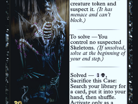 Case of the Stashed Skeleton [Murders at Karlov Manor Prerelease Promos] Online now