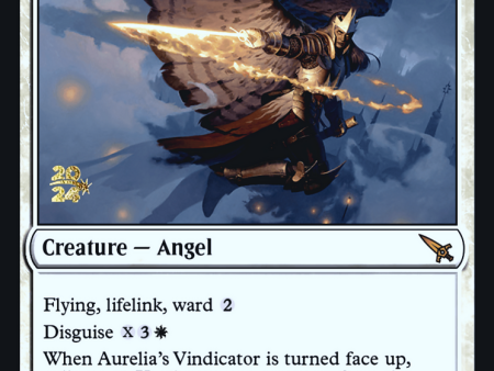 Aurelia s Vindicator [Murders at Karlov Manor Prerelease Promos] Discount