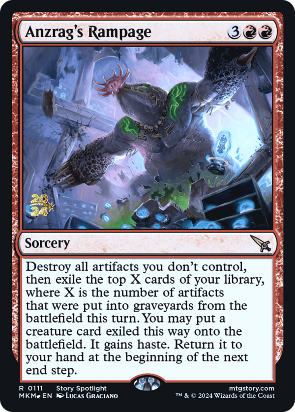 Anzrag s Rampage [Murders at Karlov Manor Prerelease Promos] Discount