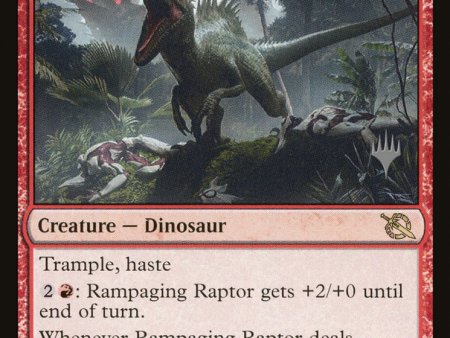 Rampaging Raptor (Promo Pack) [March of the Machine Promos] Online Hot Sale