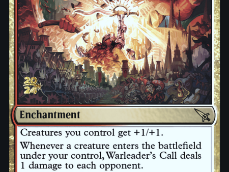 Warleader s Call [Murders at Karlov Manor Prerelease Promos] For Discount