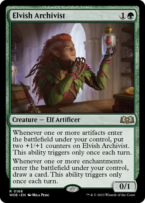 Elvish Archivist [Wilds of Eldraine] Online Hot Sale