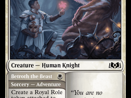 Besotted Knight    Betroth the Beast [Wilds of Eldraine] For Discount