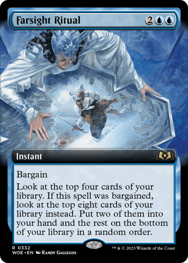 Farsight Ritual (Extended Art) [Wilds of Eldraine] Online now