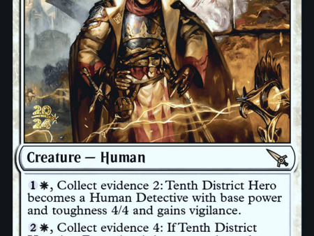 Tenth District Hero [Murders at Karlov Manor Prerelease Promos] on Sale