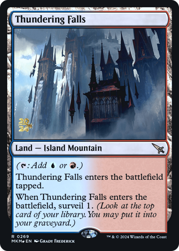 Thundering Falls [Murders at Karlov Manor Prerelease Promos] Supply