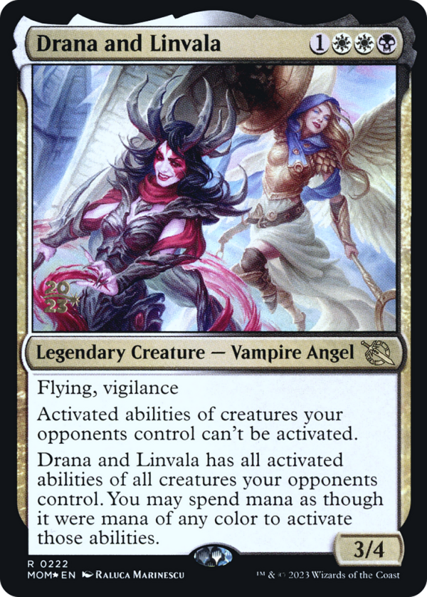 Drana and Linvala [March of the Machine Prerelease Promos] Fashion