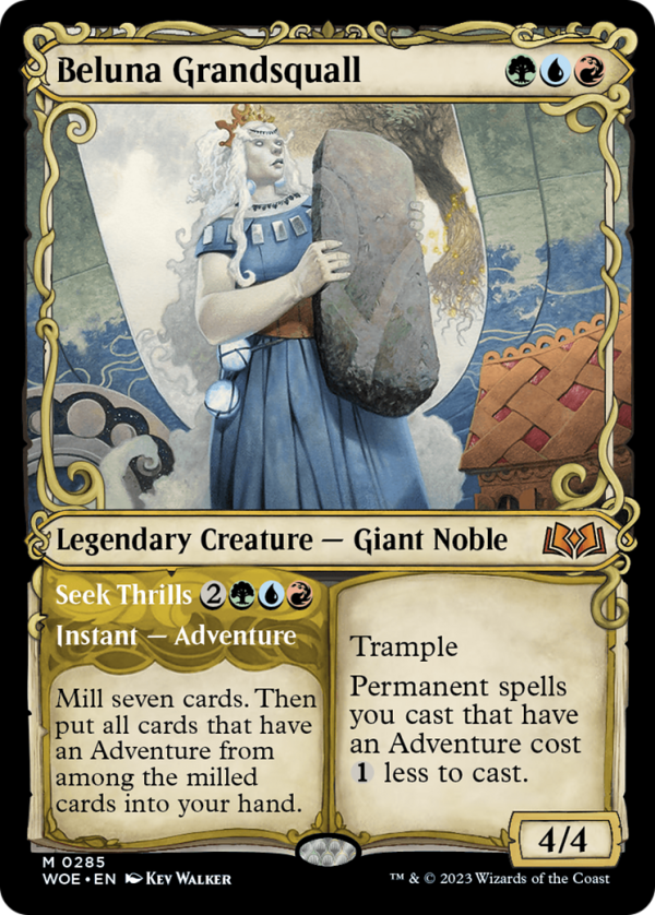 Beluna Grandsquall    Seek Thrills (Showcase) [Wilds of Eldraine] on Sale