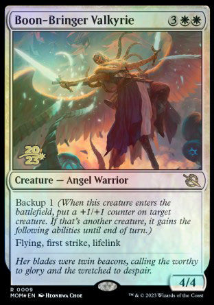 Boon-Bringer Valkyrie [March of the Machine Prerelease Promos] Cheap